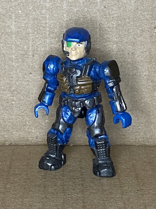 Marine Monocle (Blue, Brown Vest)